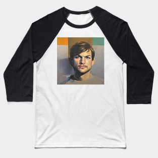 painting of Ashton`s face Baseball T-Shirt